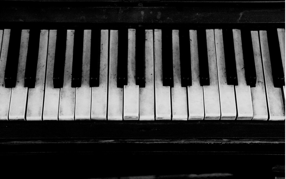 Old Piano Keyboard Old Piano Keyboard